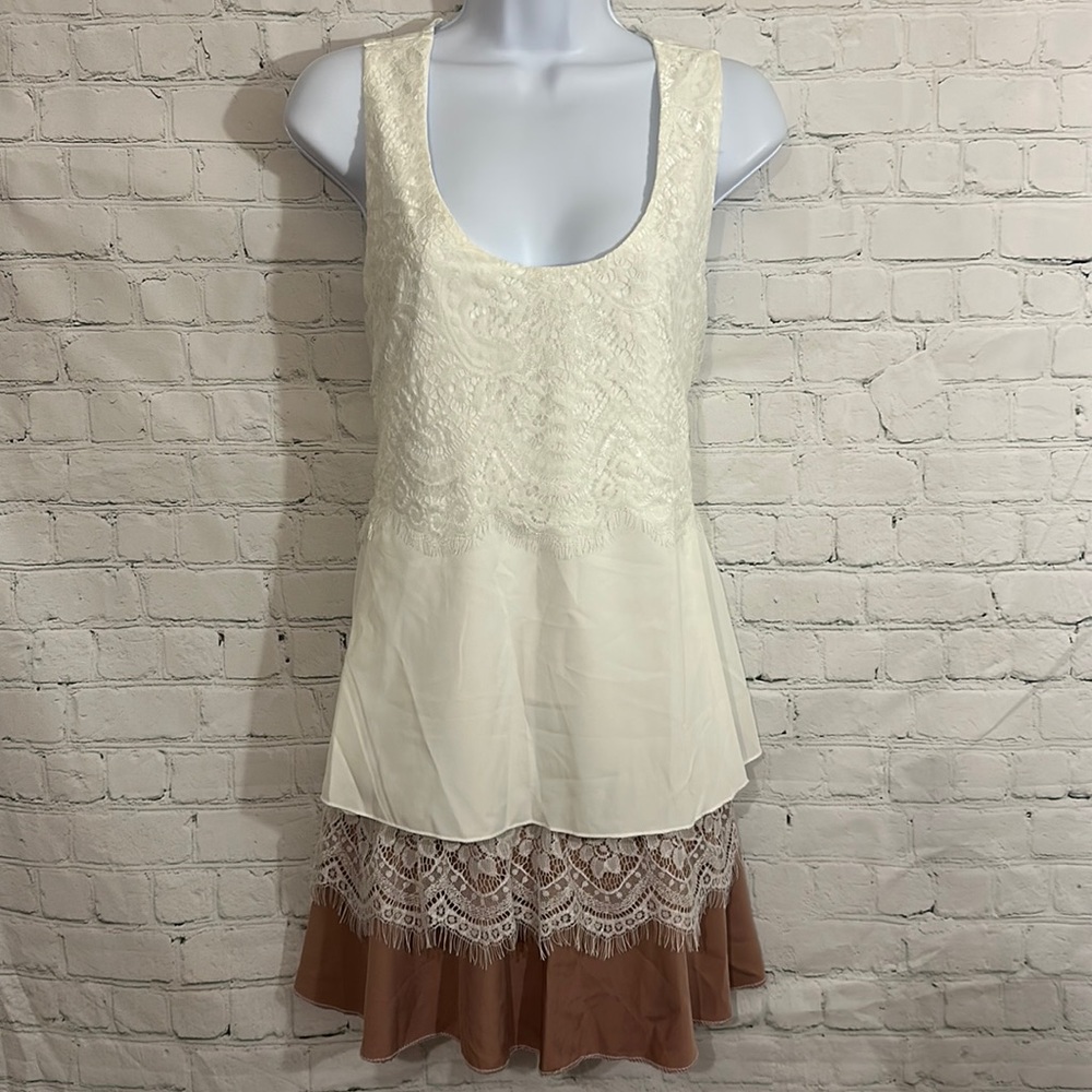 NoraCora layered unique slip mini dress
